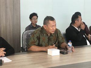 Wakil Rektor, Dr. Suryono Efendi, S.E., M.B.A., M.M sedang memberi sambutan