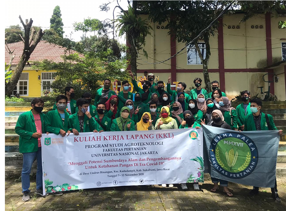 Read more about the article Kuliah Kerja Lapang Fakultas Pertanian Universitas Nasional Angkatan 2017, Pada Tahun 2020, di Sukabumi, Jawa Barat