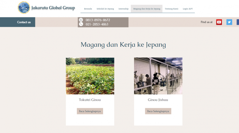 You are currently viewing Fakultas Pertanian – PT. Jakaruta Global Grup, Ajak Mahasiswa Aktif Magang di Negeri Sakura